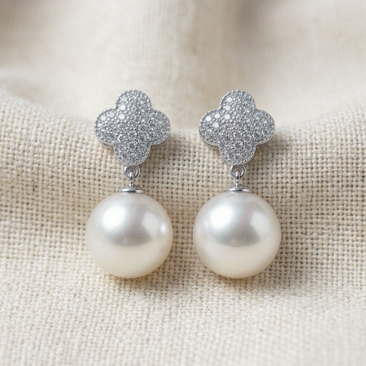 Elegant Pearl Drop Earrings